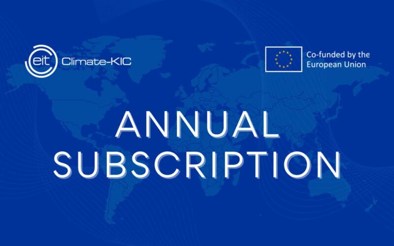 Annual plan – Climate-KIC Community subscription